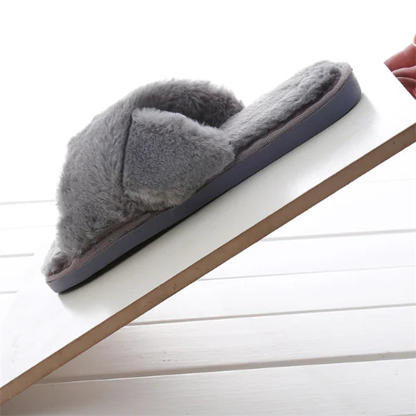 Fuzzly™ Cross Slippers